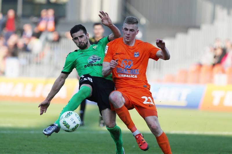 Football. Ekstraklasa. Termalica Bruk-Bet Nieciecza - Gornik Leczna. 30.04.2016