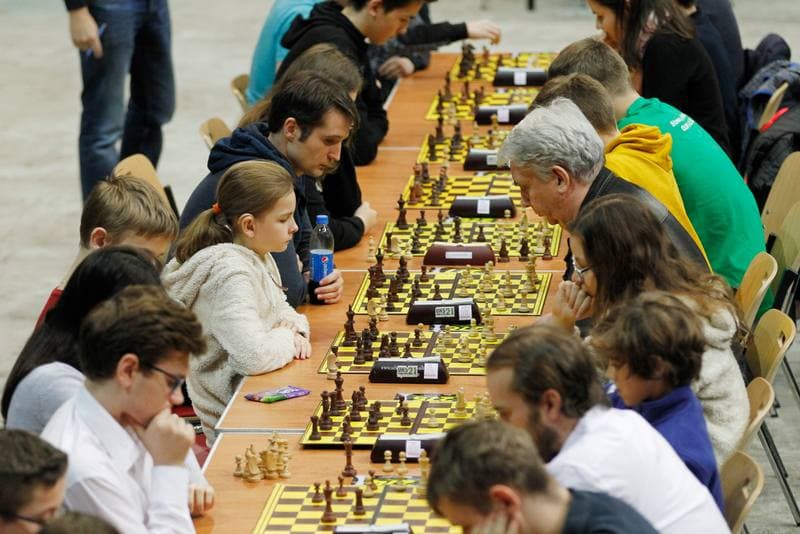 Chess. European Blitz Championship. 15.12.2017