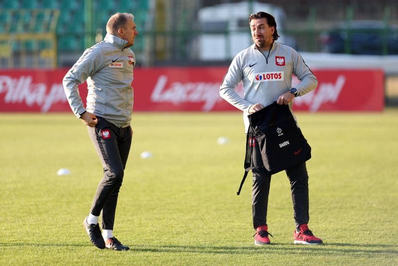 Football. Poland national team. Training. 25.03.2018