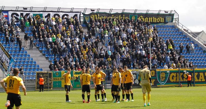 Football. I Liga. Stomil Olsztyn - GKS Katowice. 17.05.2015