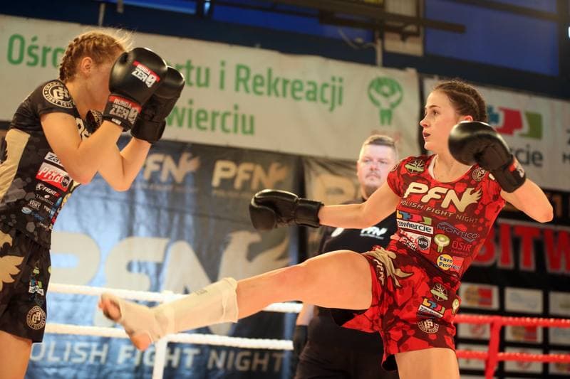 Kick-Boxing. Polish Fight Night 2. Dominika Filec - Malgorzata Tkocz. 07.06.2018