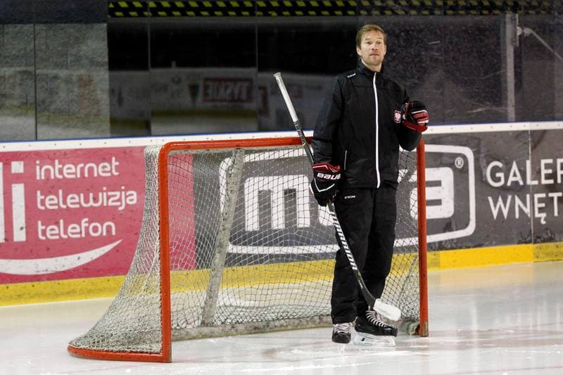 Ice Hockey. Poland national team. Training. 30.09.2018
