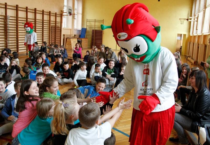 Ice Hockey. Social Action Promoting Ice Hockey World Championship. 06.04.2016