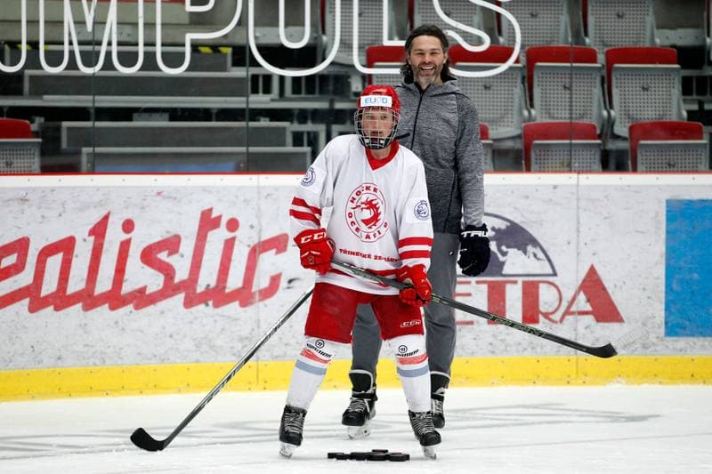 Ice Hockey. Ocelari Trinec. Training. 21.10.2018