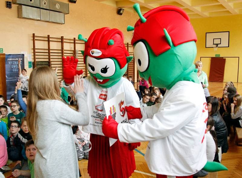 Ice Hockey. Social Action Promoting Ice Hockey World Championship. 06.04.2016