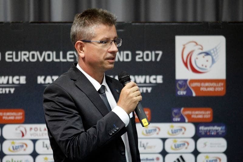 Volleyball. Poland national team. Press Conference. 24.08.2017