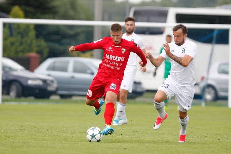 Football. Sparing. Zaglebie Sosnowiec - MFK Karvina. 05.07.2017