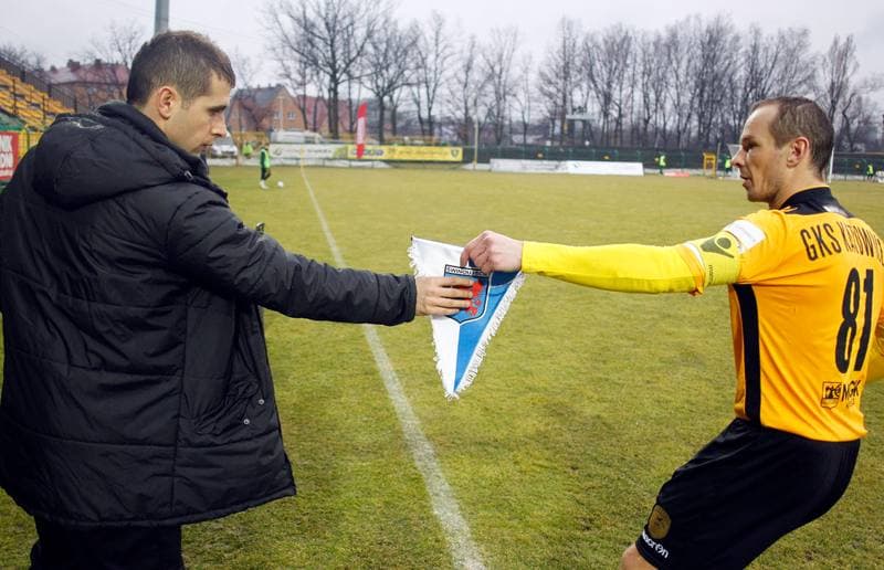 Football. I Liga. GKS Katowice - Flota Swinoujscie. 14.03.2015
