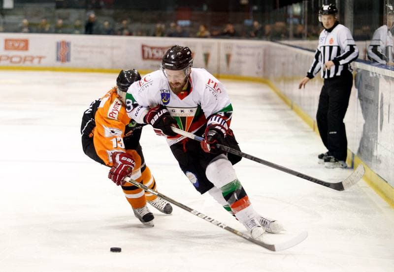 Ice Hockey. Polska Hokej Liga. GKS Tychy - JKH GKS Jastrzebie. 30.11.2014
