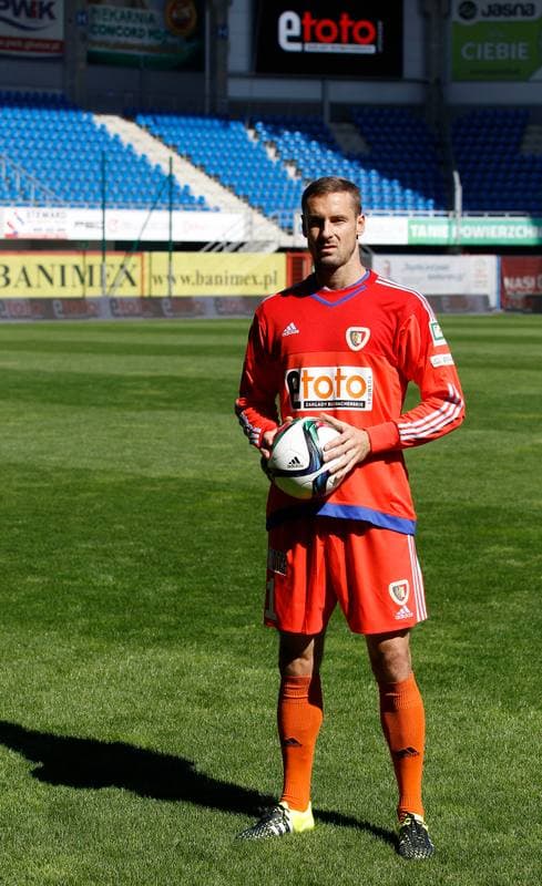 Football. Piast Gliwice. Press Conference. 17.09.2015