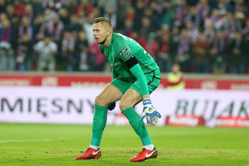 Football. Lotto Ekstraklasa. Gornik Zabrze - Lech Poznan. 04.11.2017