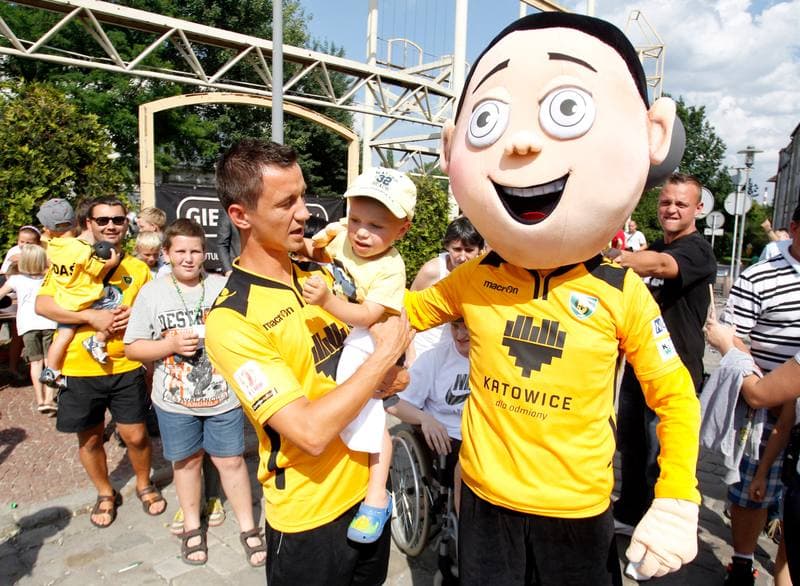 Football. GKS Katowice. Presentation. 26.07.2014