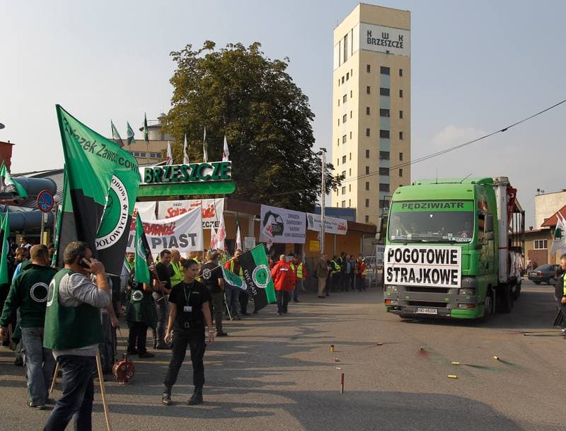 Mining. Protest. Brzeszcze. 05.10.2015