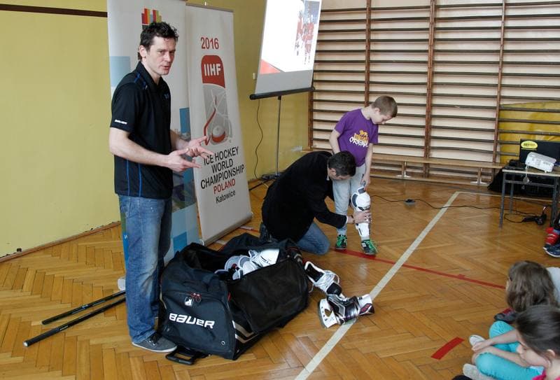 Ice Hockey. Social Action Promoting Ice Hockey World Championship. 06.04.2016