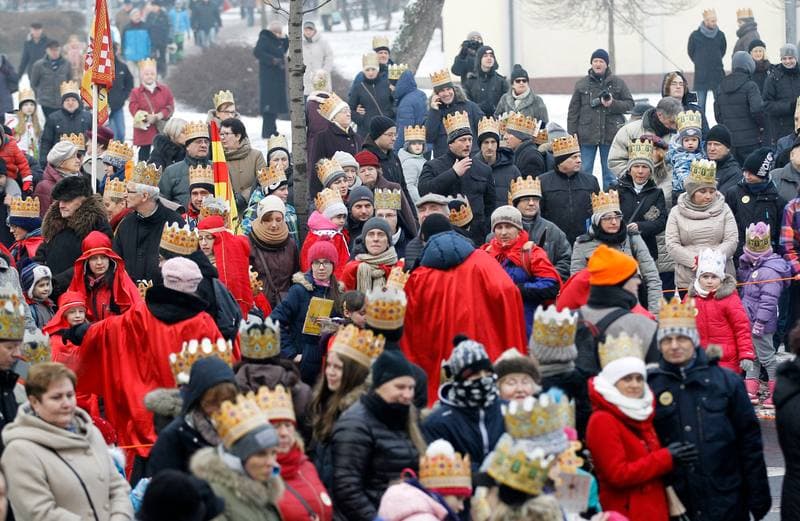 Three Kings Procession. Katowice. 06.01.2016