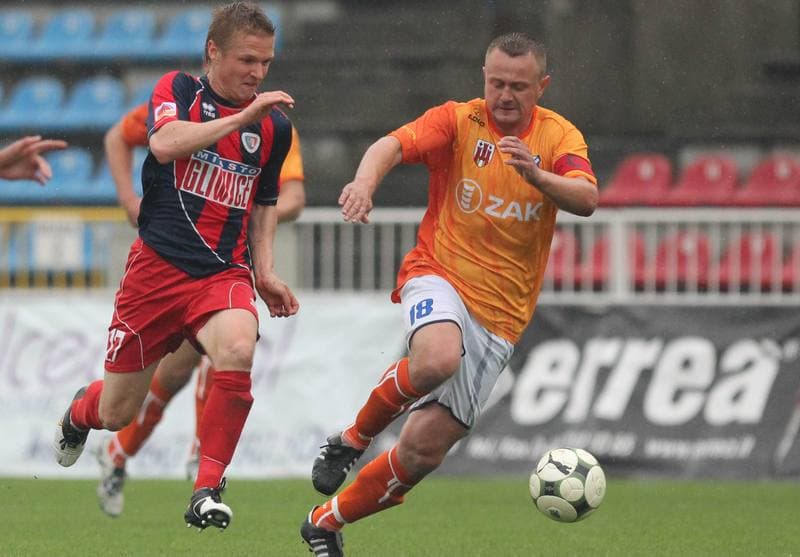 Football. I liga. Piast Gliwice - MKS Kluczbork. 15.05.2011