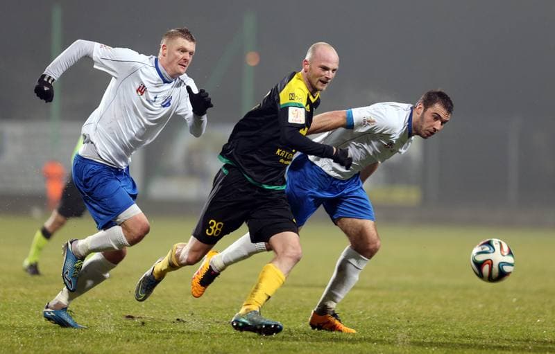 Football. I Liga. MKS Kluczbork - GKS Katowice. 12.03.2016