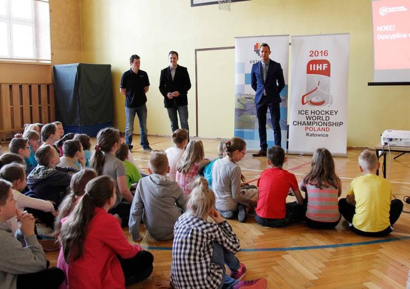 Ice Hockey. Social Action Promoting Ice Hockey World Championship. 06.04.2016