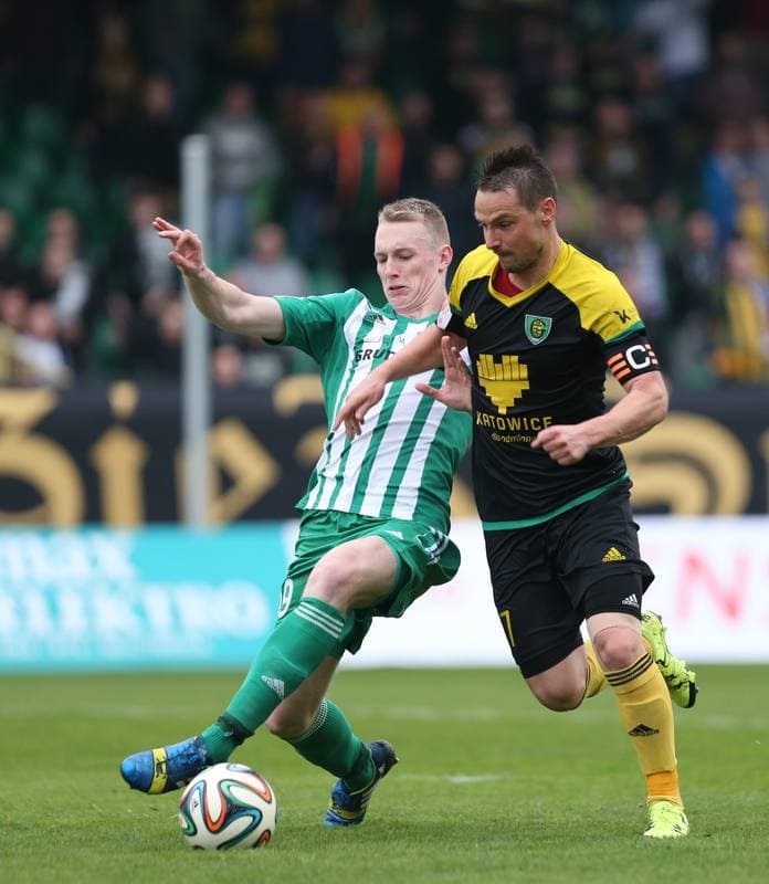 Football. I Liga. GKS Katowice - Olimpia Grudziadz. 16.04.2016