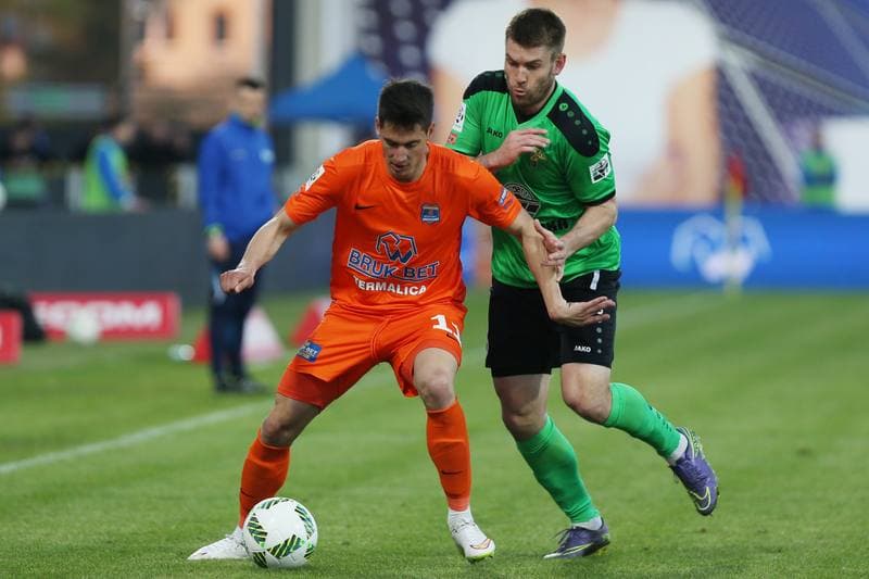 Football. Ekstraklasa. Termalica Bruk-Bet Nieciecza - Gornik Leczna. 30.04.2016