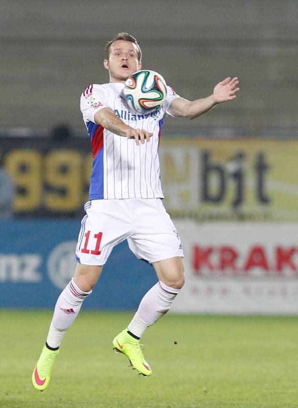 Football. T-Mobile Ekstraklasa. Gornik Zabrze - Zawisza Bydgoszcz. 29.04.2015