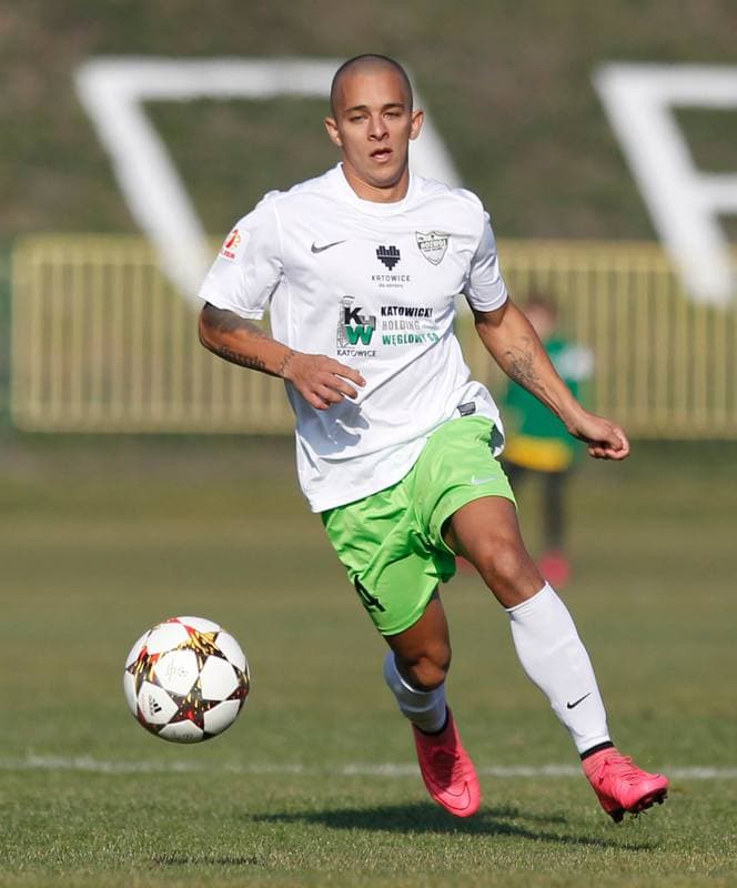 Football. I Liga. Rozwoj Katowice - Miedz Legnica. 31.10.2015
