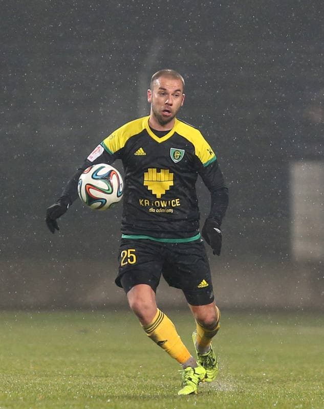 Football. I Liga. MKS Kluczbork - GKS Katowice. 12.03.2016