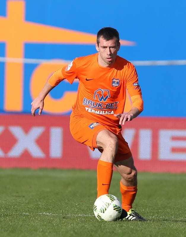 Football. PKO BP Ekstraklasa. Termalica Bruk-Bet Nieciecza - Korona Kielce. 02.04.2016
