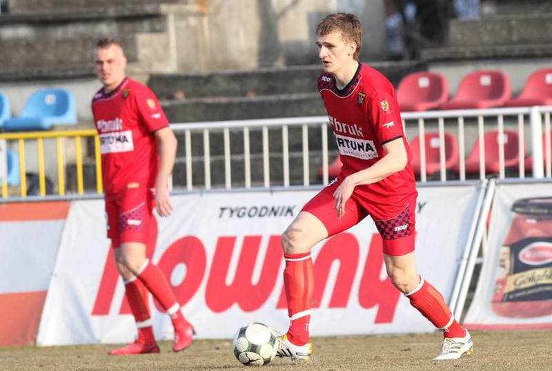 Football. I liga. Odra Wodzislaw Slaski - Warta Poznan. 12.03.2011