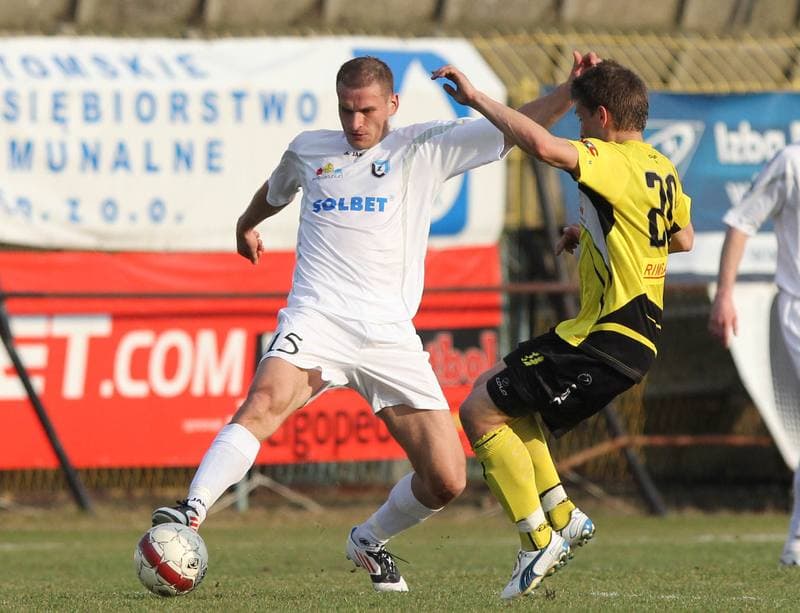 Football. Bytom I liga. Ruch Radzionkow - Zawisza Bydgoszcz. 24.03.2012