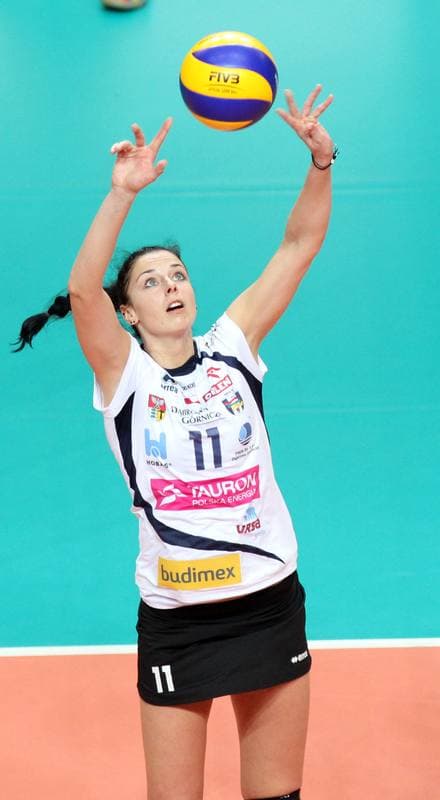 Volleyball. Women's Champions League. MKS Dabrowa Gornicza - Stiinta Bacau. 23.10.2013