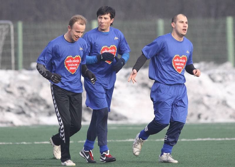 Football. XIX Final WOSP. Reprezentacja WOSP - Reprezentacja Slaska. 09.01.2011