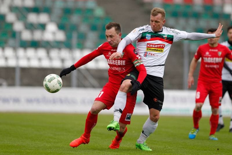 Football. Sparing. Zaglebie Sosnowiec - GKS Tychy. 25.02.2017