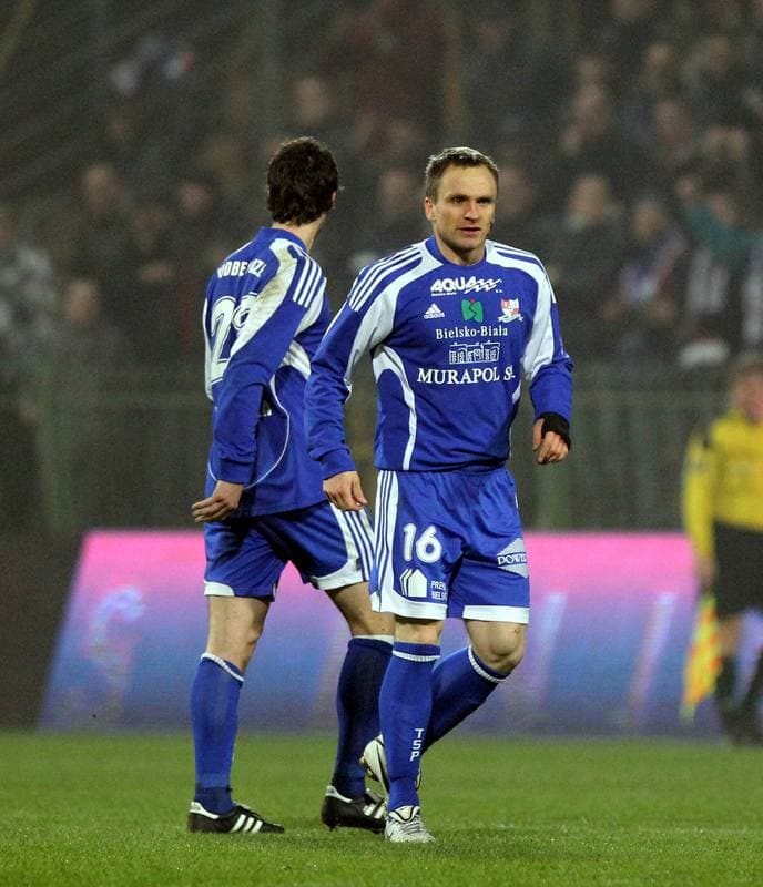 Football. Puchar Polski. Podbeskidzie Bielsko-Biala - Wisla Krakow. 16.03.2011