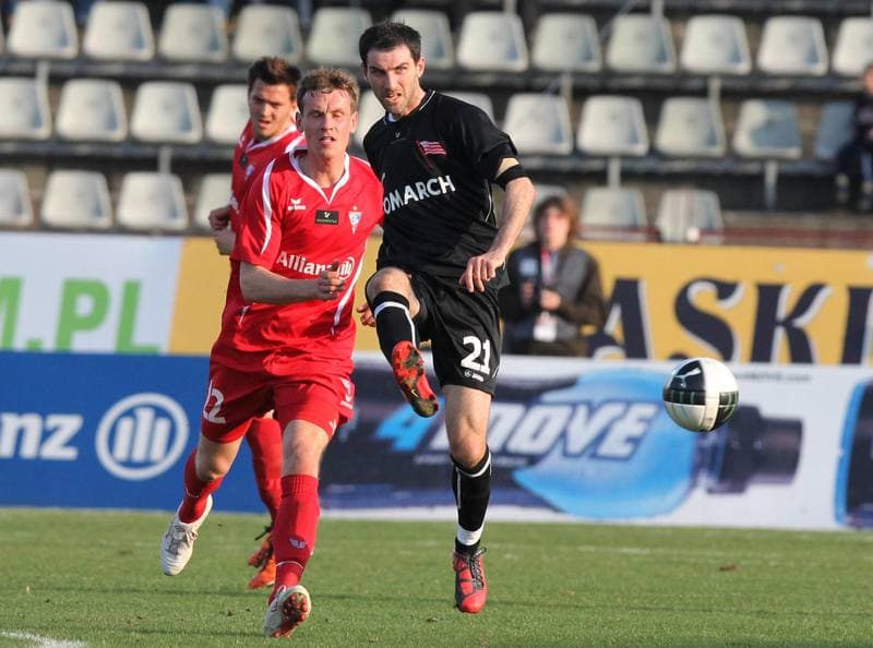 Football. PKO BP Ekstraklasa. Gornik Zabrze - Cracovia Krakow. 03.04.2011