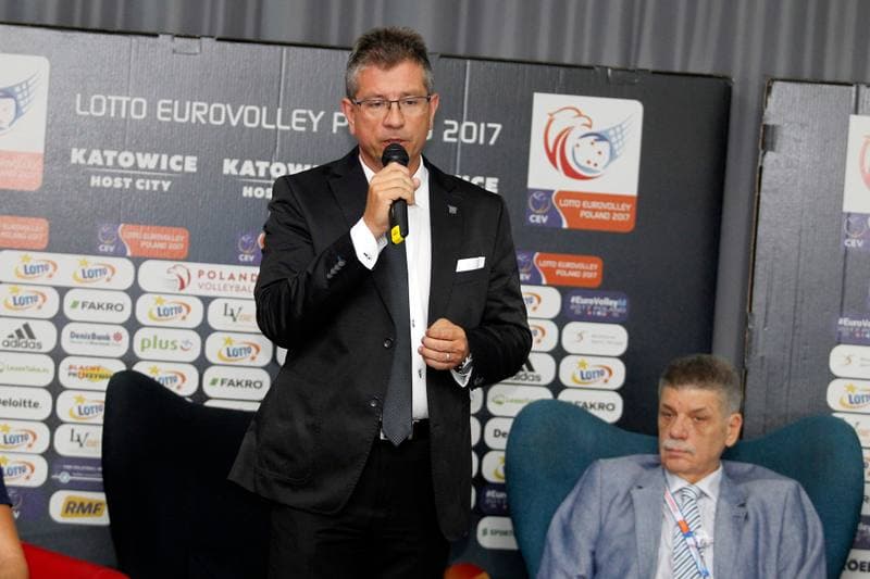 Volleyball. Poland national team. Press Conference. 24.08.2017