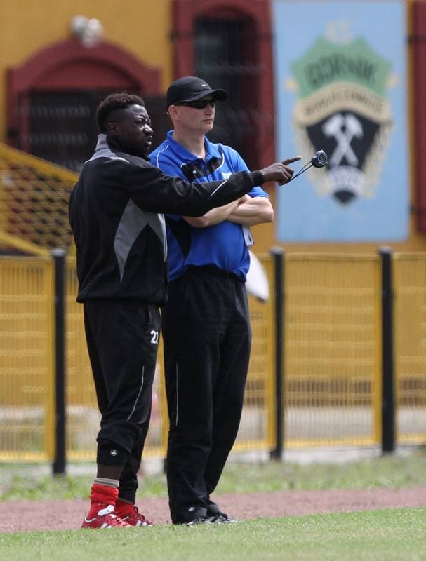 Football. Sparing. Flota Swinoujscie - GKS Tychy. 15.07.2012