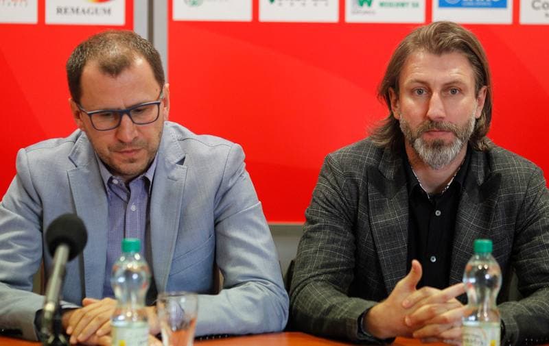 Football. Rozwoj Katowice. Press Conference. 05.03.2015