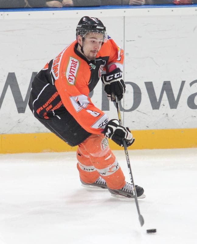 Ice Hockey. Polska Liga Hokejowa. JKH GKS Jastrzebie - Comarch Cracovia Krakow. 29.03.2013