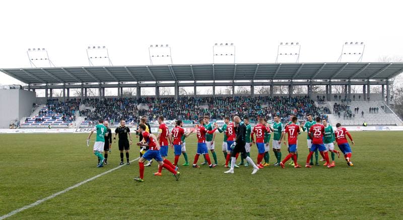 Football. II Liga. Radomiak Radom - Rakow Czestochowa. 05.03.2016