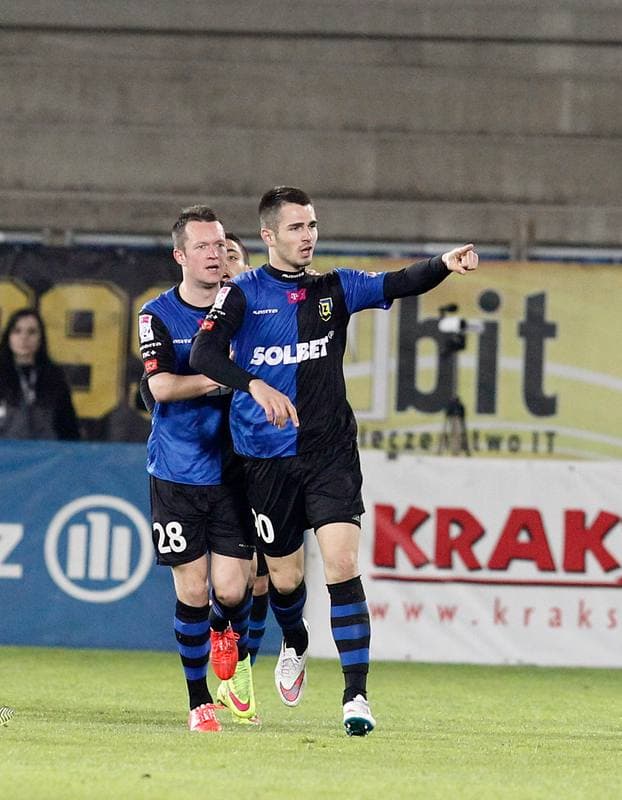 Football. T-Mobile Ekstraklasa. Gornik Zabrze - Zawisza Bydgoszcz. 29.04.2015