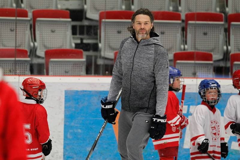Ice Hockey. Ocelari Trinec. Training. 21.10.2018