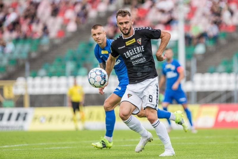 Football. Fortuna I Liga. Zaglebie Sosnowiec - Puszcza Niepolomice. 12.09.2021