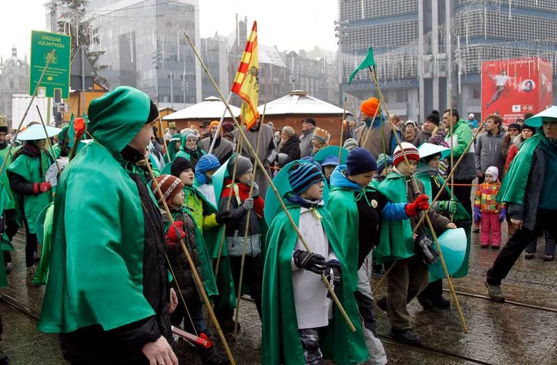 Three Kings Procession. Katowice. 06.01.2016