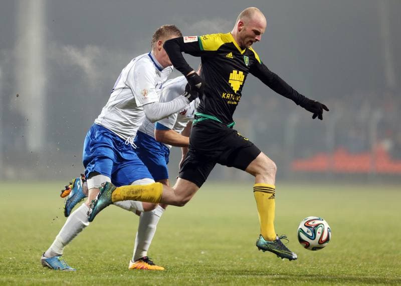 Football. I Liga. MKS Kluczbork - GKS Katowice. 12.03.2016