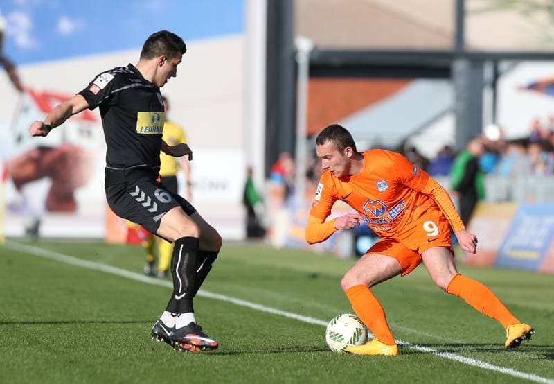 Football. PKO BP Ekstraklasa. Termalica Bruk-Bet Nieciecza - Korona Kielce. 02.04.2016