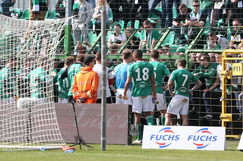 Football. I Liga. GKS Katowice - GKS Belchatow. 03.04.2016