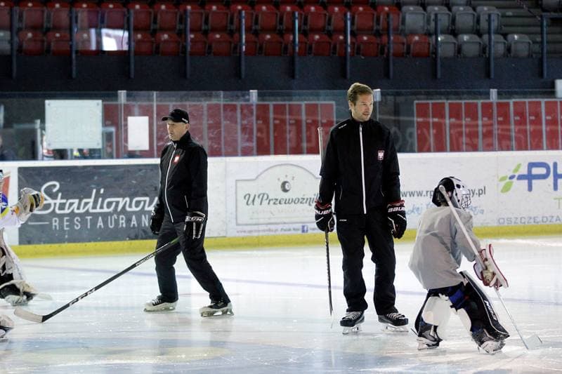 Ice Hockey. Poland national team. Training. 30.09.2018