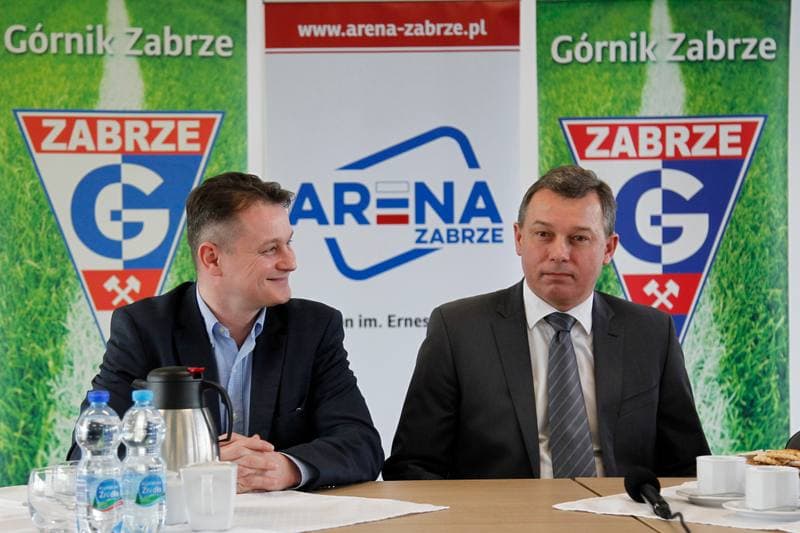Football. Gornik Zabrze. Press Conference. 27.05.2016
