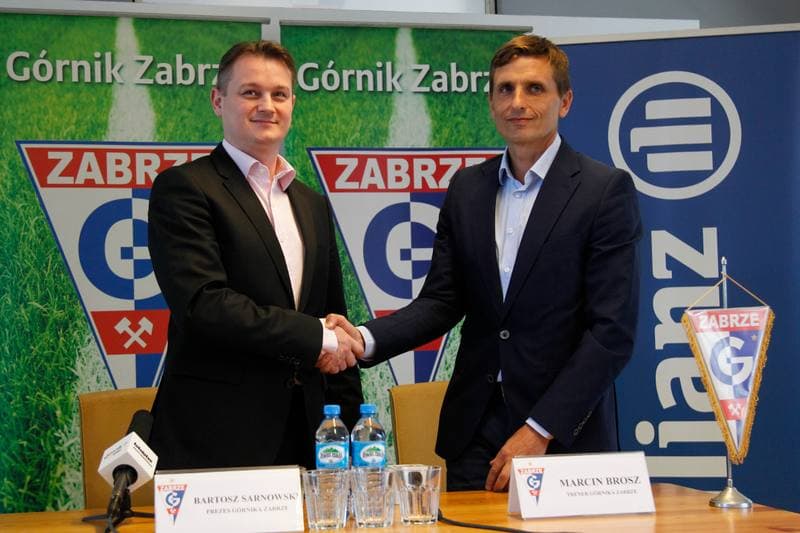 Football. Gornik Zabrze. Press Conference. 07.06.2016